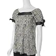 Loren D. Earth Tone Fashion Top