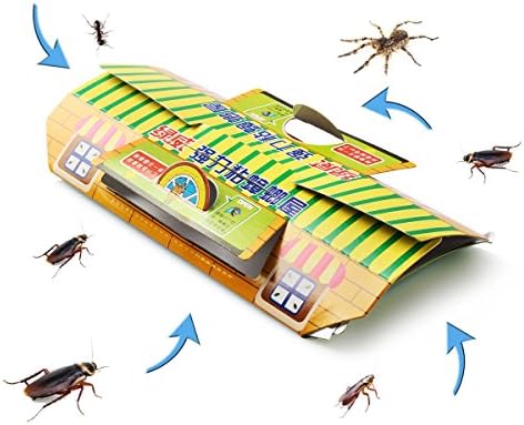 Elson Cockroach Trap for Home Pest Control, Kill Roaches Ants Spiders and Other Bugs Insects ECO Non-toxic, 5 Sets