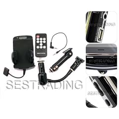 IPHONE IPOD Handsfree Car-Kit Autohalterung inkl. FM Transmitter mit Remote Control