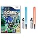 Wii Sonic & The Black Knight PLUS Dual Glow Sabers COMBO