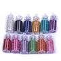 Eozy 12 pots/S�rie Nail Art Micro Perles - Vernis Perles billes caviar multicolor pour Femme Fille d�coration d'ongles gel manucure