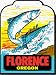 Fridgedoor Florence OR Travel Decal Magnet
