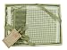 Beige Stripe Pot Holder Apron Set - French vintage style boxed gift set with Apron and oven mitt.