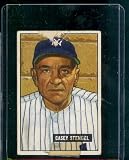 1951 Bowman Casey Stengel #181 New York Yankees Baseball Card -Shipped In Protective ScrewDown Case!