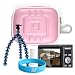 Camera Pink Case for Panasonic Lumix FX580 DMC-LS85 DMC-FX580 DMC-Z51 DMC0ZS3 DMCFS20 + Screen Prote