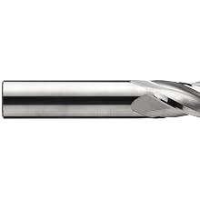 Niagara Cutter CB430 Carbide Ball Nose End Mills, Inch, Uncoated (Bright) Finish, Roughing and Finishing Cut, 30 Degree Helix, For Use With All Materials