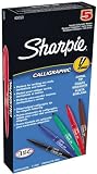 Sharpie Calligraphic Medium Point Water Based Markers, 5 Pack Colored Markers 51azDn8ukuL. SL160 Sharpie Calligraphic Medium Point Water Based Markers, 5 Pack Colored Markers