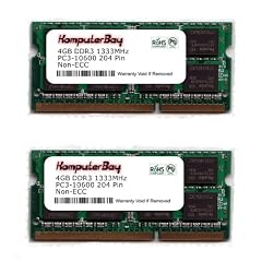 Komputerbay 8GB (2x 4GB) DDR3 SODIMM (204 pin) 1333Mhz PC3 10600 8 GB