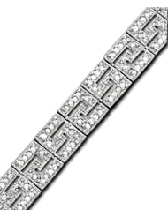 2.00ct Diamond Sterling Silver Bracelet.