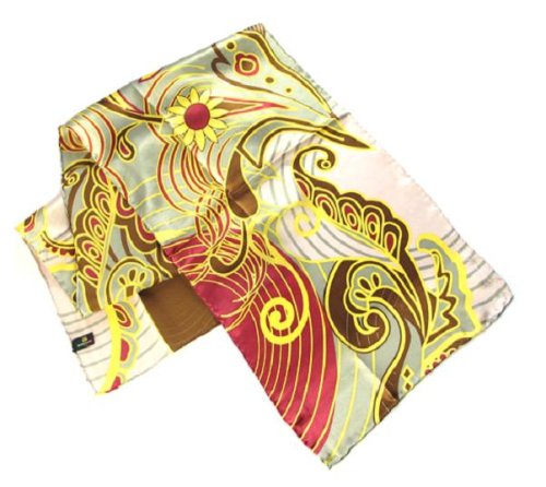 Earth Tones Paisley - Pangborn Design Scarf 11001