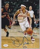 DELONTE WEST SIGNED AUTOGRAPHED 8X10 PHOTO CLEVELAND CAVALIERS COA JSA
