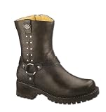 Harley Davidson Avery WOMEN'S Black Boots MEDIUM WIDTH D84388