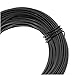 The Beadsmith 18-Gauge Anodized Petite Cut Aluminum Wire for Jewelry Making, 39 Feet / 13 Yard Spool (Black Color)