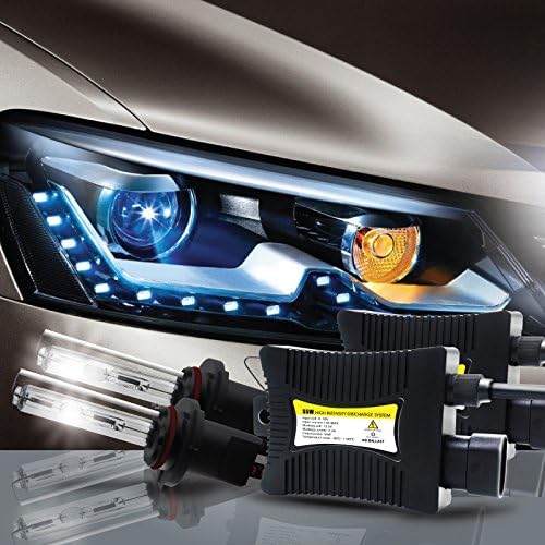 IG Tuning DC 55W HID Xenon Conversion Kit with Digital Slim Ballasts - H13/9008 10000K Deep Blue (Hi/Lo) Halogen