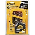 DEWALT DW1969TM Heavy Duty 29-Piece Pilot Point Set with FREE Tape Measure
