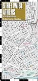 Streetwise Athens Map - Laminated City Center Street Map of Athens, Greece - Folding pocket size travel map with metro map