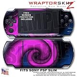 Alecias Swirl 01 Purple WraptorSkinz Skin and Screen Protector Kit fits Son ....