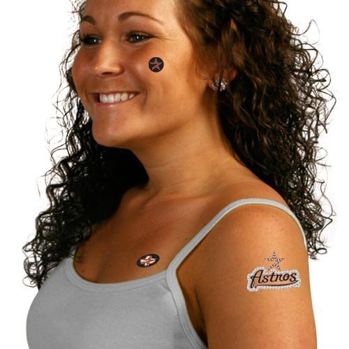 MLB Houston Astros Body Art MLB Houston Astros Body Art