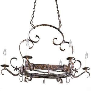 World Imports 8200158 Pot Rack Pot Rack Kitchen Accessory - Oxide Bronze