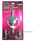 BOLTON Solid Brass Door Knocker In Antique Brass Finish