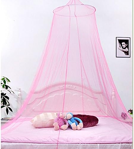 Newlife528 Baby Mosquito Net Baby Toddler Bed Crib Canopy Netting Pink02