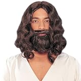 Brown Biblical Wig and Beard