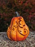 Medium Scrollwork Solar Pumpkin