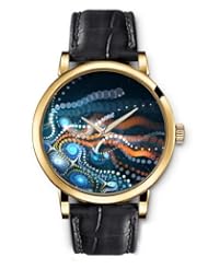 SPRAWL Aanalog Fashion Series Gold Ladies Watches of Genuine Black Leather Strap,Unique Wrist Watch for Women Girls Designed with Colored dots in the world