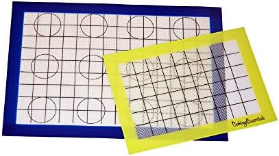 Baking Essentials Silicone Baking Mats. Non-Stick, FDA Approved Silicone. Oven, Microwave, Freezer safe. Set of 2