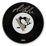 Mario Lemieux Autographed Pittsburgh Penguins Hockey Puck