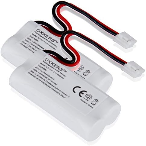 2 Packs OXKERS 2.4V 800mAh Ni-MH Rechargeable Cordless Phone Telephone Batteries for Radio Shack 23-546, 23-930, 43-206, 23546, 23930, 43206, R6042, Radio Shack 23-930, 43-326, 43-327, 43-329