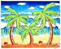 Palm Tree Oversized Beach Towel
