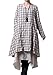 Mordenmiss Women's New Plaid Layers Irregular Hem Dress (Large, Beige)