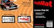 HushMat 10600 Ultra License Plate Kit with Damping Pad