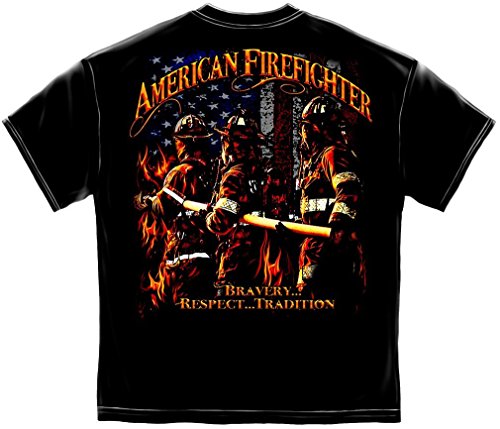 Firefighter T-Shirt Elite Breed American Firefighter Black