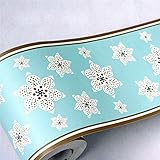 LoveFaye 靑雪片自己接着壁紙ボーダーズ家庭装飾品 DIY 簡単 貼付シール 防水