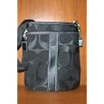 Coach Signature Swing Pack Handbag Black