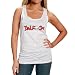 #88 Dale Earnhardt Jr. Ladies White Speed Tank Top
