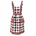 Sankuwen 1pc Women Home Kitchen Cooking Pocket Apron (A)