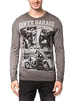 AMERICAN PEOPLE Camiseta Manga Larga (Carbón)