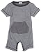 Splendid Littles Mini Stripe Romper, Carbon