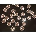 ##50 Stra�-Steine, Deko-Diamanten, rund, 10 mm##