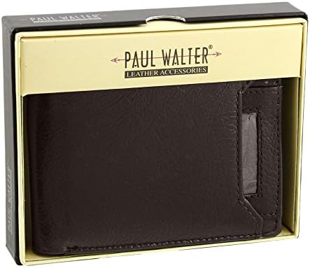 Men's Genuine Leather Bifold Wallet (Brown)