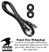 Compatible Dell A127777474632 AC Power Cable for Sega Dreamcast, Saturn, SONY PSX Digital Video Reco