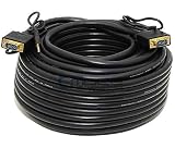 Cmple - SVGA Super VGA HD15 M/M cable w/ 3.5mm Stereo Audio (Gold Plated) - 50FT