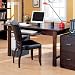 Coaster Contemporary Home Office Writing Desk with Large Post Legs