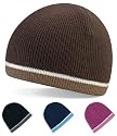 Beechfield two tone beanie hat
