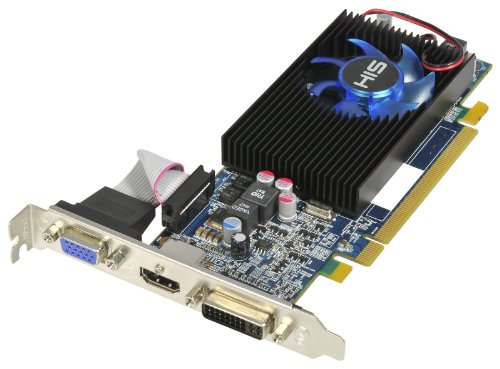 HIS Radeon HD 5570 1 GB 128bit DDR3 HDMI DL-DVI HDCP VGA PCI Express 2.1 16X Video Card RoHS H557FS1G - Retail