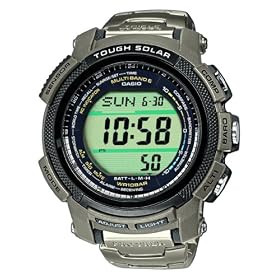 Casio - PRW-2000T-7ER - Pro-Trek - Montre Homme - Quartz Digitale - Bracelet en Titane