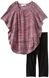 Amy Byer Girls 2-6X Poncho Legging Set